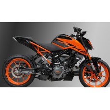 TechSpec Tank Grip Pads for the KTM 200 Duke (2020+) - Type 2 (Half Sides)